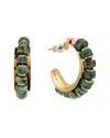 Eye Candy La Agate Mia Great Half Loop Earrings