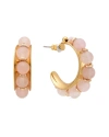 Eye Candy La Agate Mia Half Loop Earrings