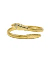 Eye Candy La Allison Snake Mesh Stackable Bracelet In Gold