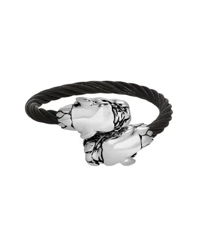 Eye Candy La Anthony Cuff Bracelet In Black