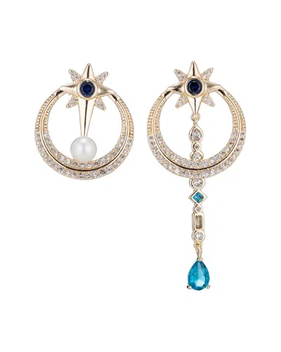 Eye Candy La Baliey Cz Crystal Mix Match Earrings