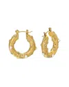 Eye Candy La Bella Loop Golden Drop Earring In Gold