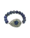 Eye Candy La Blue Drusy My Wrist Bracelet