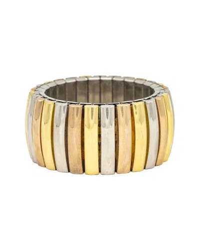 Eye Candy La Brooke Stretch Mesh Bracelet In Gold