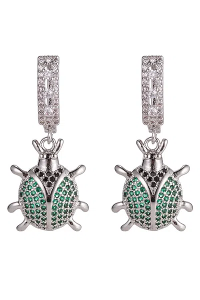 Eye Candy La Brouk Earrings In Green
