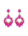 Eye Candy La Ari Hot Pink Statement Earring
