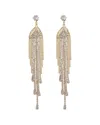 Eye Candy La Celeste Fringe Drop Earrings