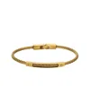 Eye Candy La Charles Bangle Bracelet In Gold