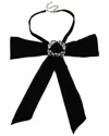 Eye Candy La Crystal Bow Tie Necklace