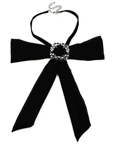 Eye Candy La Crystal Bow Tie Necklace
