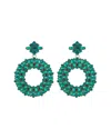 Eye Candy La Crystal Loop Drop Earrings