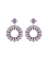 Eye Candy La Crystal Loop Drop Earrings