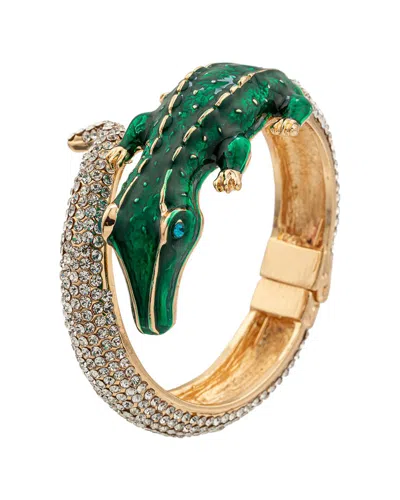 Eye Candy La Crystal See You Later Alligator Cuff Bracelet