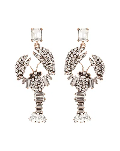EYE CANDY LA EYE CANDY LA CRYSTAL STATEMENT LOBSTER EARRING