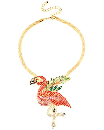 Eye Candy La Crystal Statement Necklace In Multi