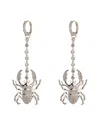 Eye Candy La Cz Beatle Drop Earrings