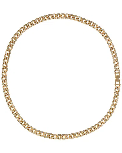 Eye Candy La Cz Chain Necklace In Yellow