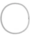 Eye Candy La Cz Chain Necklace In Silver