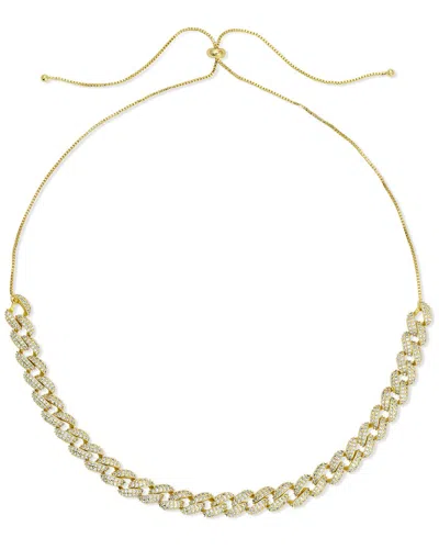 Eye Candy La Cz Chain Necklace In Yellow