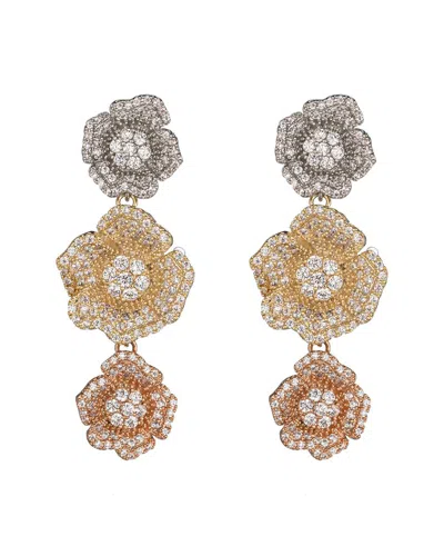 Eye Candy La Cz Charli Flora Dangle Earrings