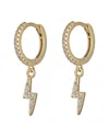 Eye Candy La Cz Clara Huggie Earrings