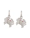 Eye Candy La Cz Crab Huggie Earrings