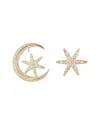 Eye Candy La Cz Double Fish Earrings
