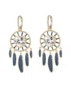 Eye Candy La Cz Dreamcatcher Dangle Earrings