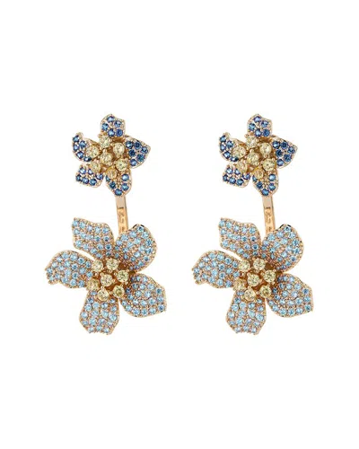 Eye Candy La Cz Drop Earring In Gold