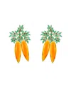 Eye Candy La Cz Drop Earring In Multi