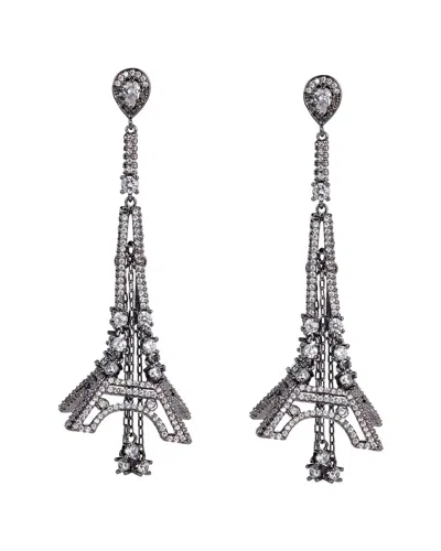 EYE CANDY LA EYE CANDY LA CZ EIFFEL TOWER DROP EARRINGS
