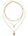 Eye Candy La Cz Elena 3 Tier Drop Necklace