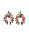 Eye Candy La Cz Fontana Statement Earrings