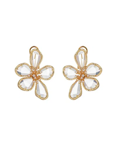 Eye Candy La Cz Georgia Earrings In Multi