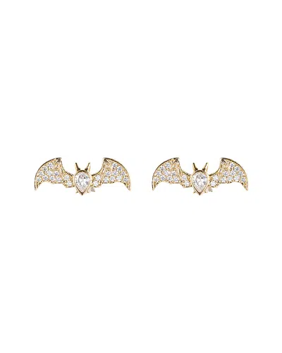 Eye Candy La Cz Golden Bat Studs