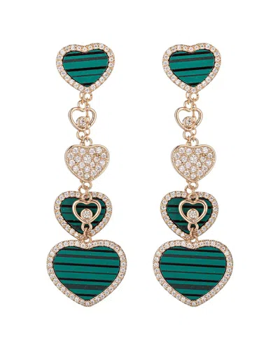 Eye Candy La Cz Heart Earrings