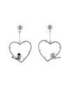 Eye Candy La Cz Heart Marry Me Drop Earring