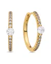 Eye Candy La Cz Hoop Earring