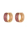 Eye Candy La Women's Luxe Daphne Goldtone & Cubic Zirconia Cuff Earrings