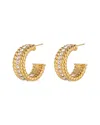 Eye Candy La Cz Hoop Earring