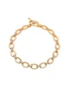 Eye Candy La Cz Iris Chain Link Bracelet