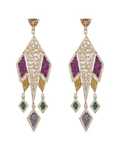 Eye Candy La Cz Julia Rocket Ship Drop Earrings