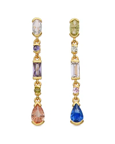 Eye Candy La Cz Linear Earrings