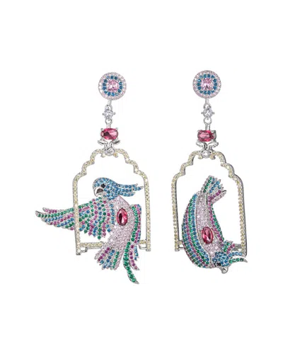 Eye Candy La Cz Louise Singing Bird Drop Earrings