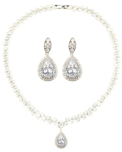 EYE CANDY LA EYE CANDY LA CZ NECKLACE & EARRING SET