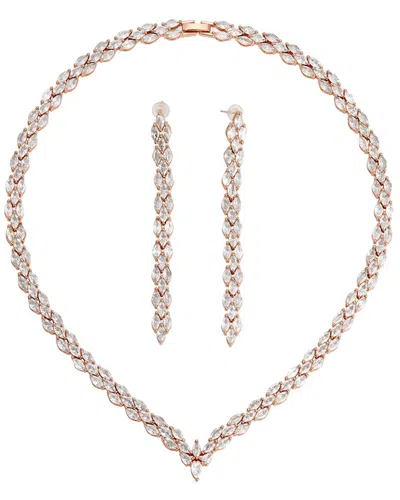 EYE CANDY LA EYE CANDY LA CZ NECKLACE & EARRING SET