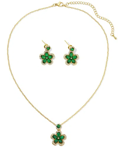 EYE CANDY LA EYE CANDY LA CZ NECKLACE & EARRING SET