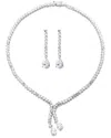Eye Candy La Cz Necklace & Earrings Set