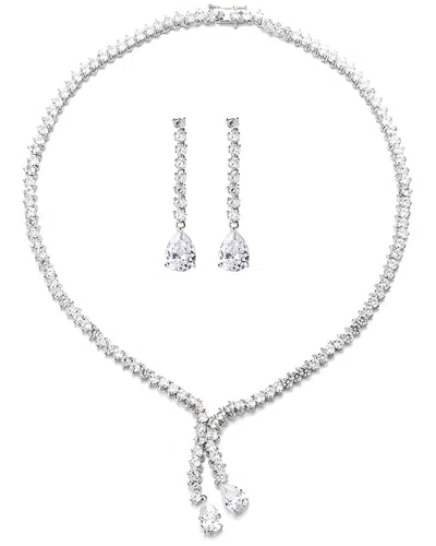 Eye Candy La Cz Necklace & Earrings Set
