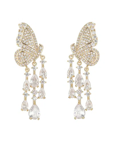 Eye Candy La Cz Painted Lady Dangle Earrings